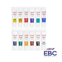 Camel Artist Gouache Colours 12 Shades 9ml (Free 1 N Camel A5 Premium Sketch Book)